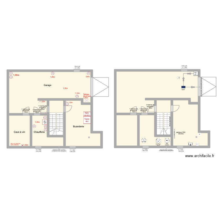 MARMONT. Plan de 8 pièces et 183 m2