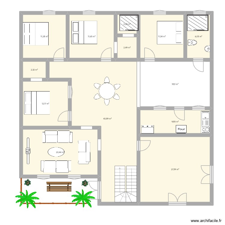 laye. Plan de 0 pièce et 0 m2