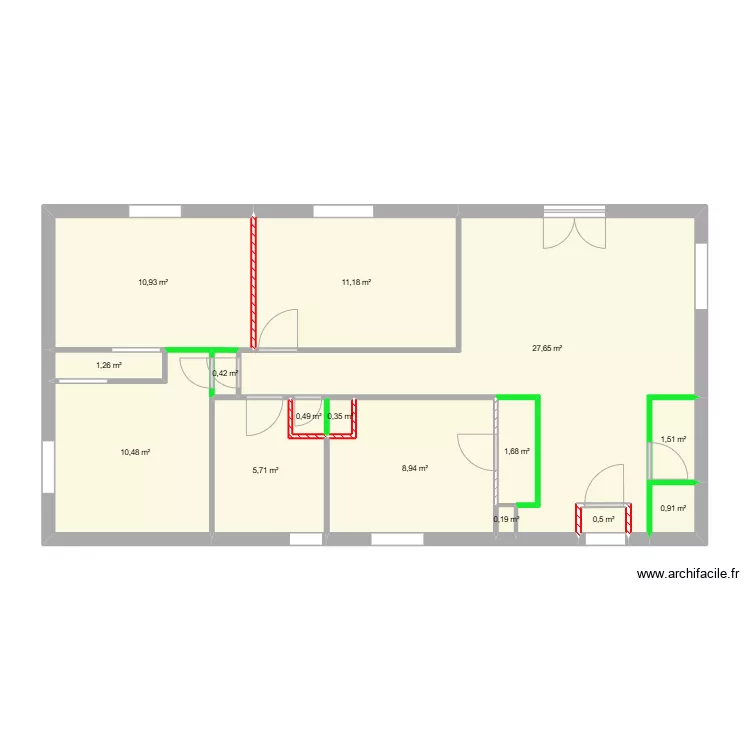 Bouis modif placo 1. Plan de 