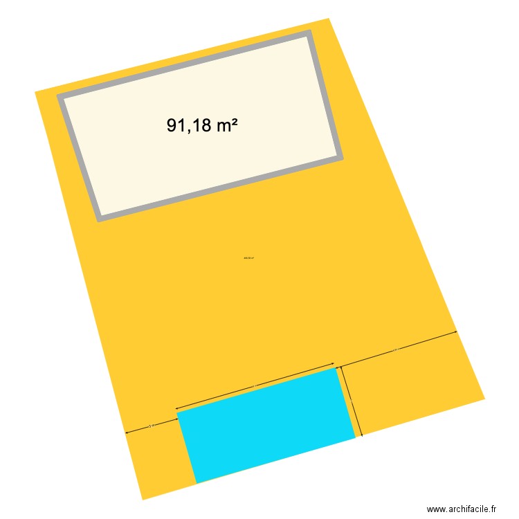 ENGLOO . Plan de 1 pièce et 91 m2