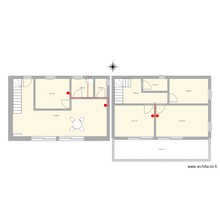 9.2 projet. Plan de 10 pièces et 112 m2