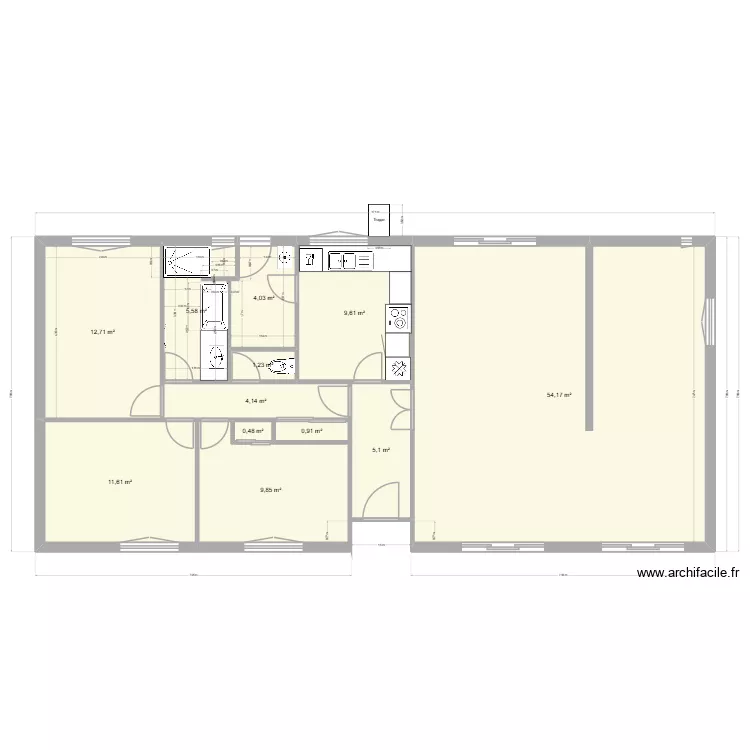 SdeB Nath_projet NJ. Plan de 12 et 119 m² SdeB Nath_projet NJ. Plan de 12 et 119 m²