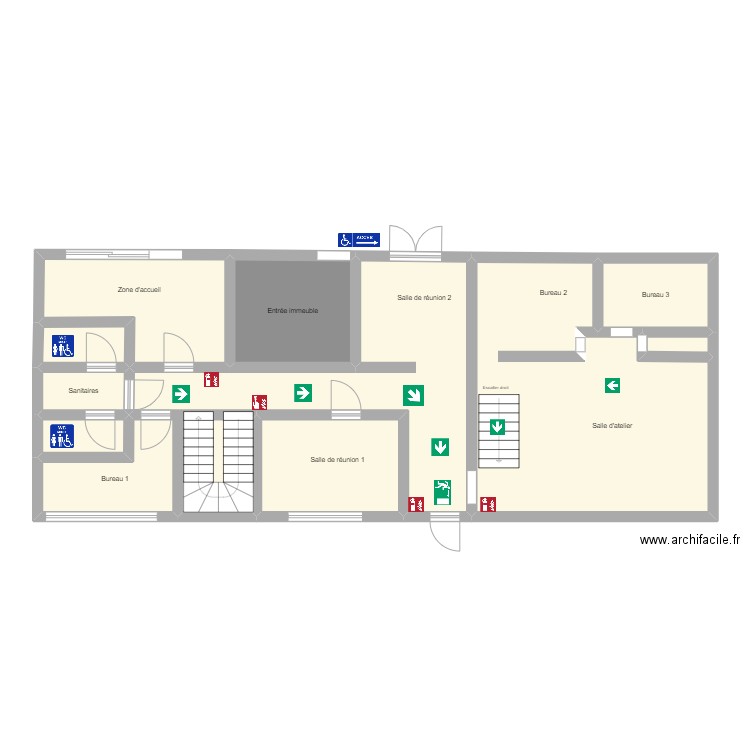plan rdc mlcvo persan. Plan de 11 pièces et 106 m2