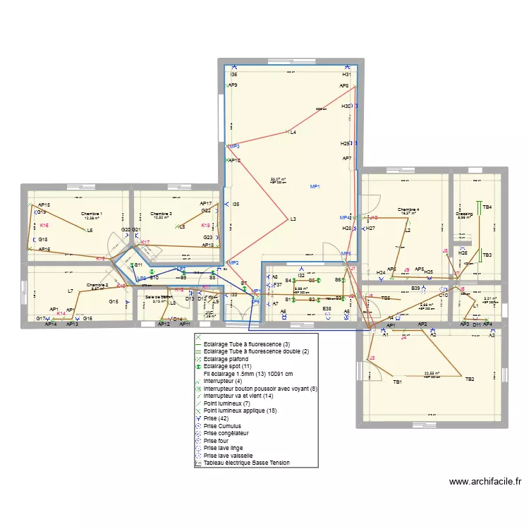 ECLAIRAGE PLAN 2. Plan de ECLAIRAGE PLAN 2. Plan de
