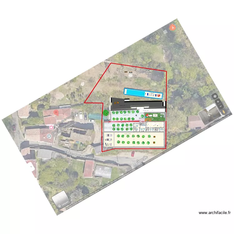 Champagne 2025 -1 studio +1chambre +2suites . Plan de 
