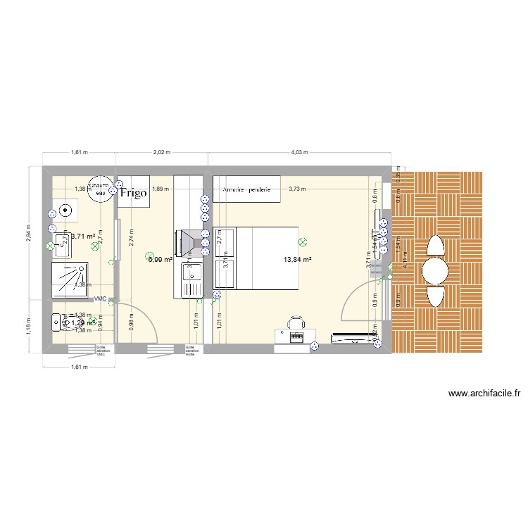 Studio TI JACQUES2. Plan de 0 pièce et 0 m2