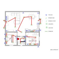 Définitif - Plan 9 - Appartement 10 x 10 Schéma électrique