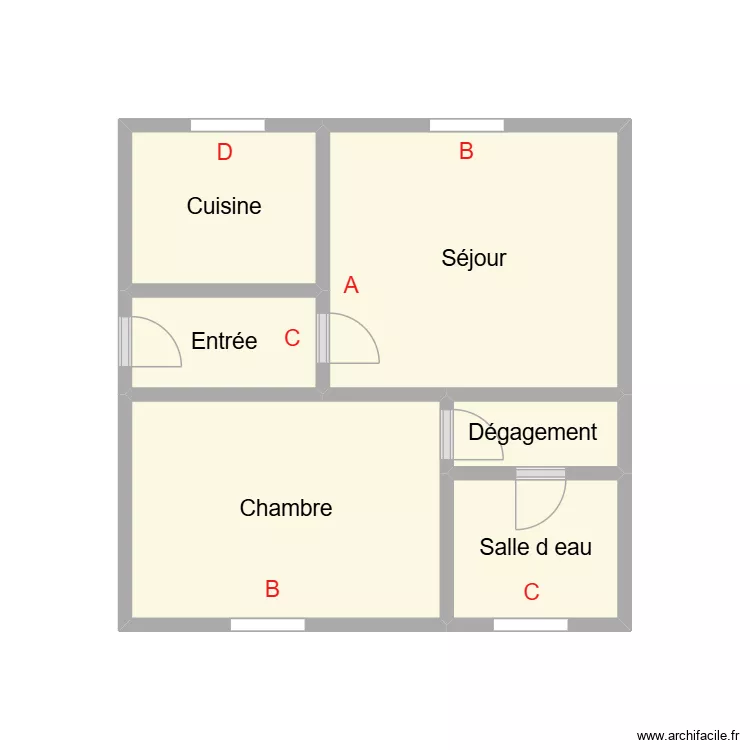 2510 COADOU. Plan de 