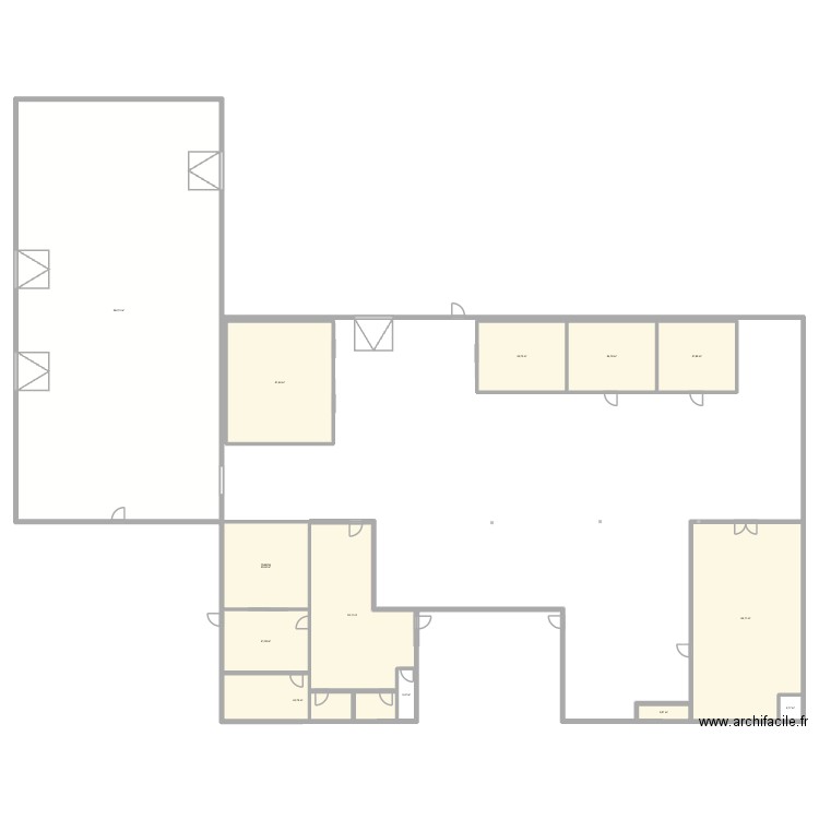 Plan Gennevilliers finaux. Plan de 13 pièces et 687 m2