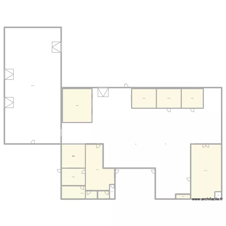 Plan Gennevilliers finaux. Plan de 13 et 687 m² Plan Gennevilliers finaux. Plan de 13 et 687 m²