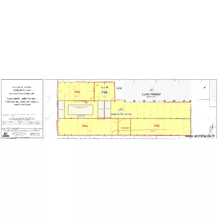 Plan Five Cail Manifestation - Sc&eacute;nario 1. Plan de 