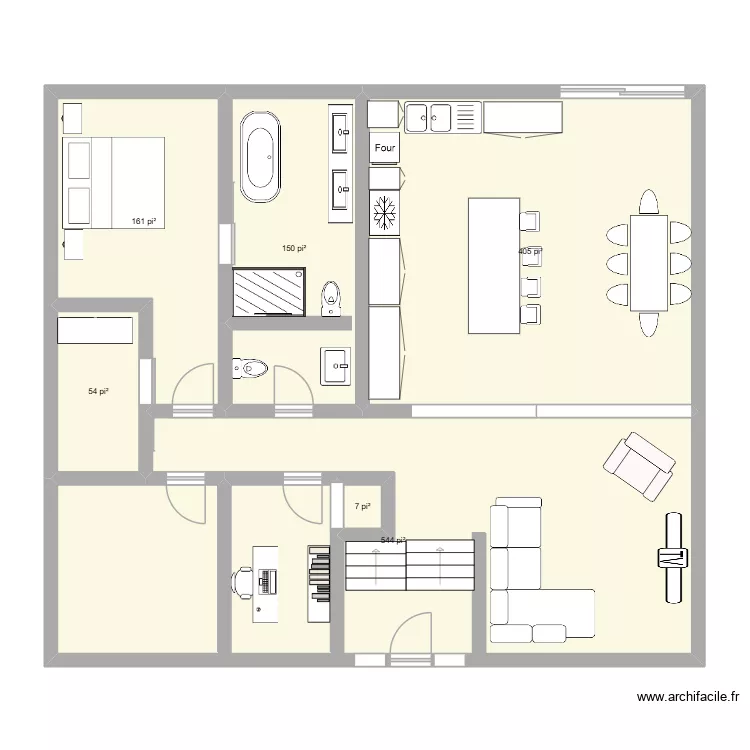 Meg new house agrandi v2. Plan de 6 et 123 m² Meg new house agrandi v2. Plan de 6 et 123 m²