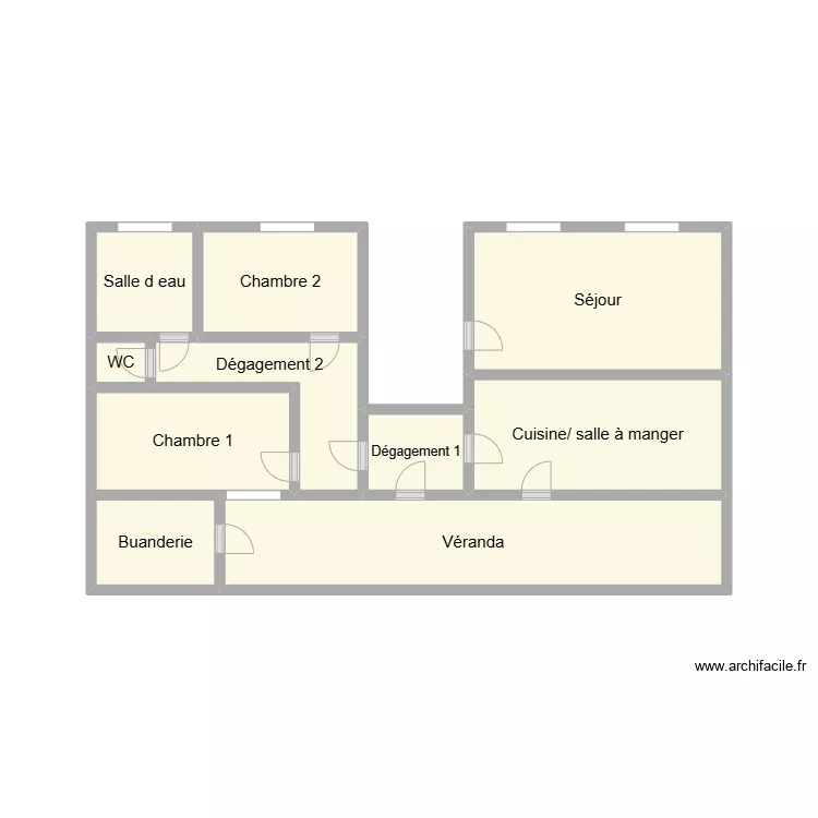 2504 SAUVAGE RDC. Plan de 