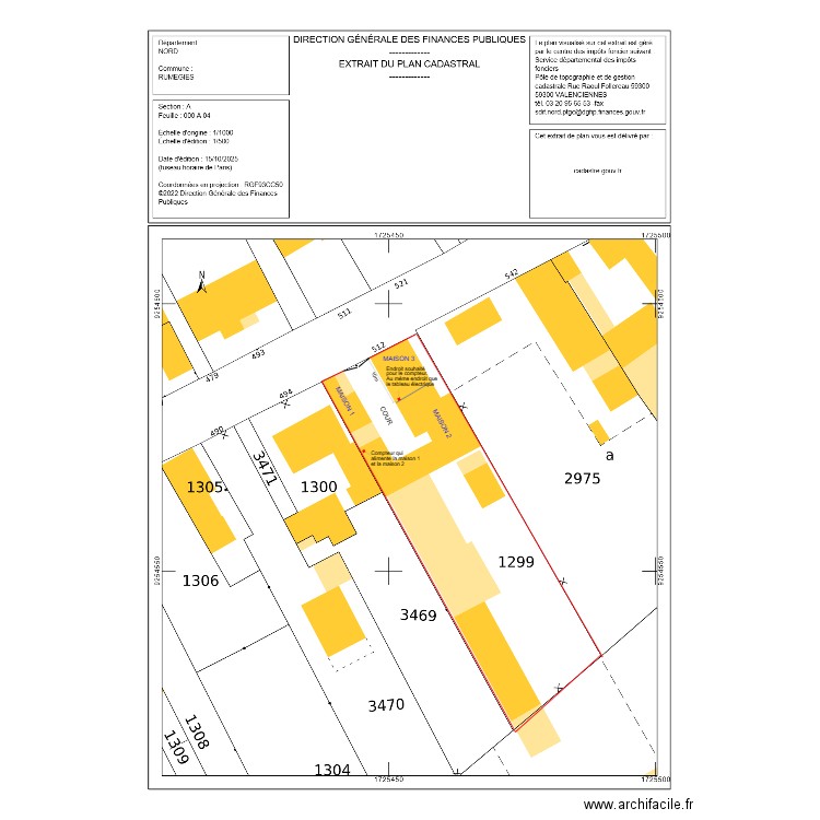plan de masse ENEDIS. Plan de 0 pièce et 0 m2