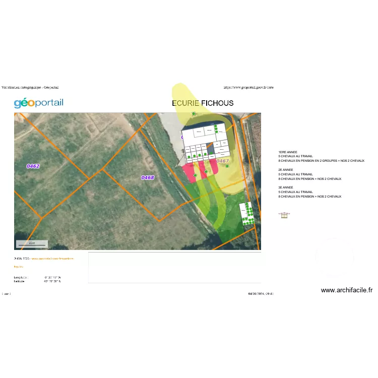 ECURIE FICHOUS 2. Plan de 