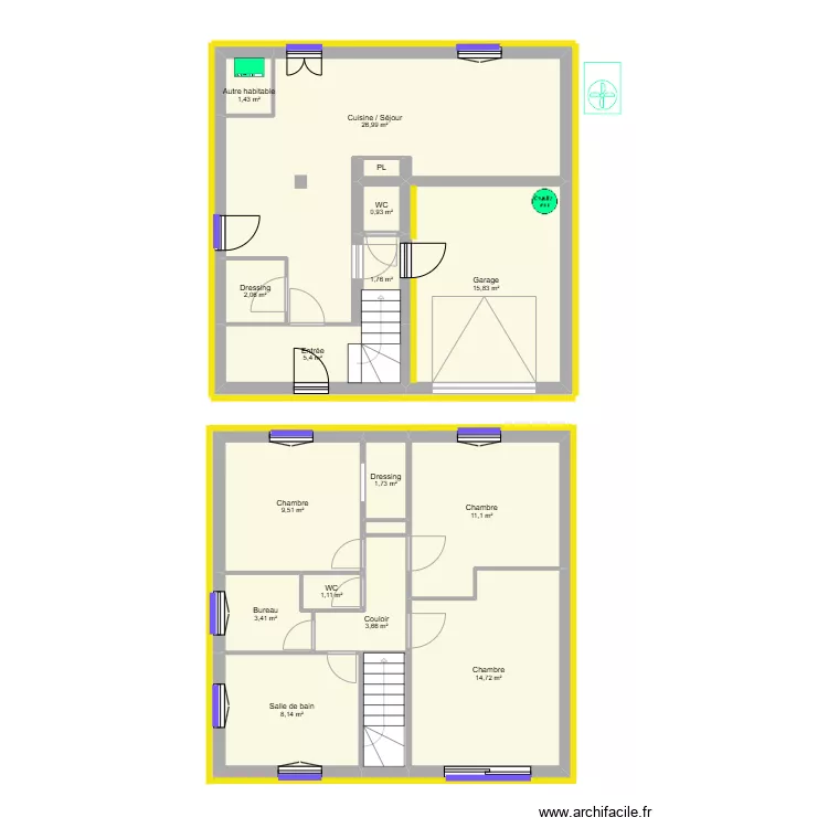 BERCHID Sofiane - Thiviers. Plan de 