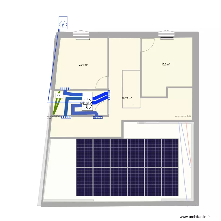 argentin  Climatisation . Plan de 