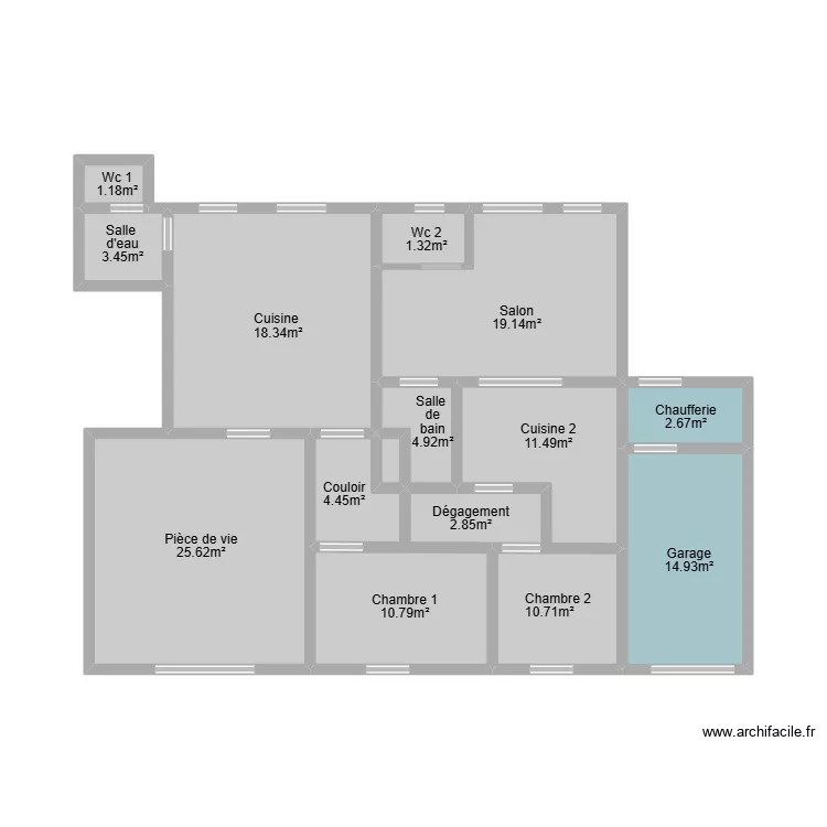bOUTEAU YE. Plan de 13 et 39 m² bOUTEAU YE. Plan de 13 et 39 m²