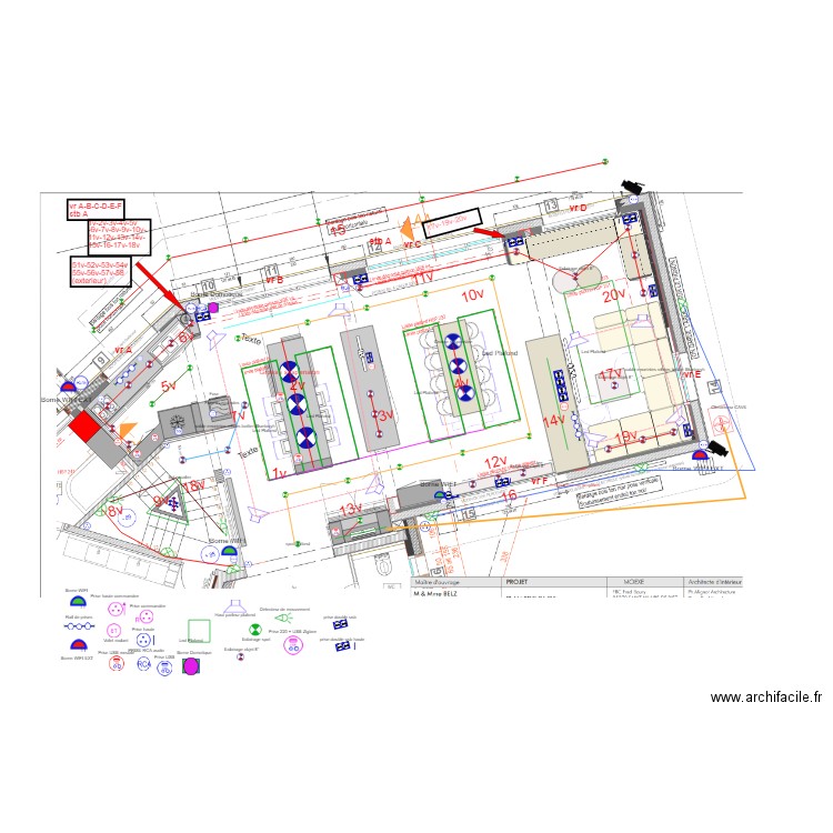 plan amenagement cuisine elec 0124 def. Plan de 0 pièce et 0 m2