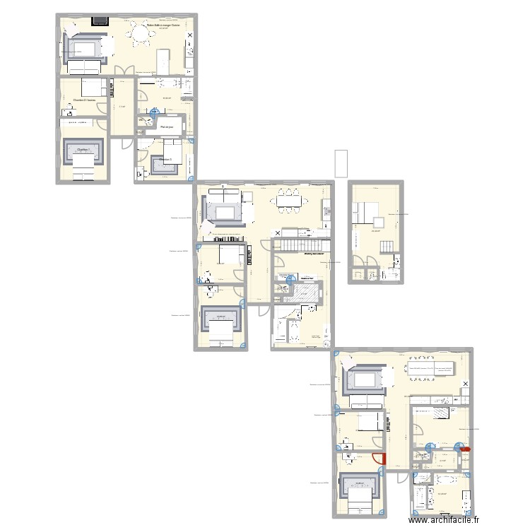 Cathédrale 2026. Plan de 24 pièces et 339 m2