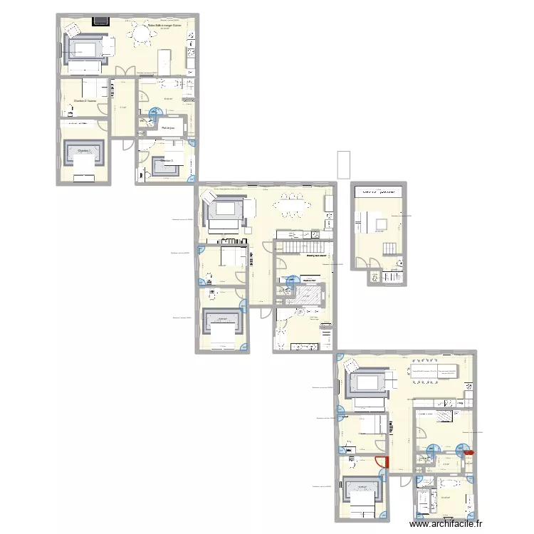 Cathédrale 2026. Plan de 24 pièces et 338 m² Cathédrale 2026. Plan de 24 pièces et 338 m²