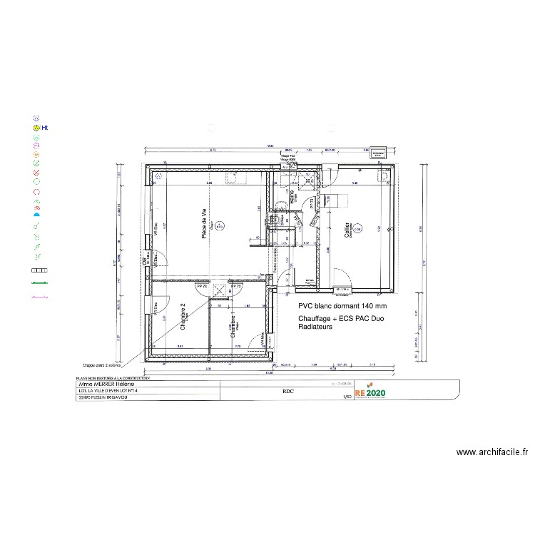 plan test. Plan de 0 pièce et 0 m2
