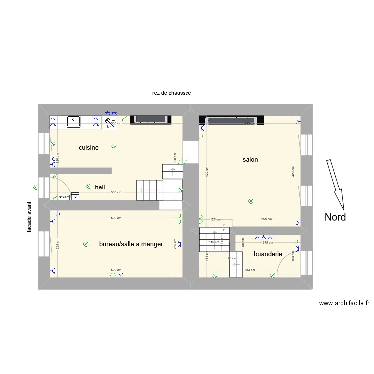 presseux 20/02/24-1C. Plan de 4 pièces et 51 m2