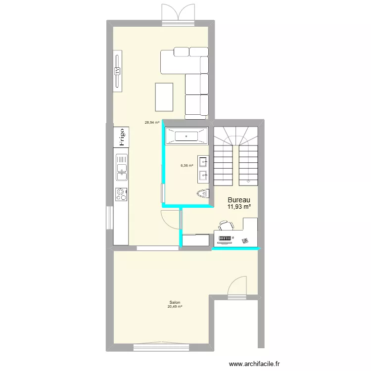 Delphine id&eacute;e 2. Plan de 