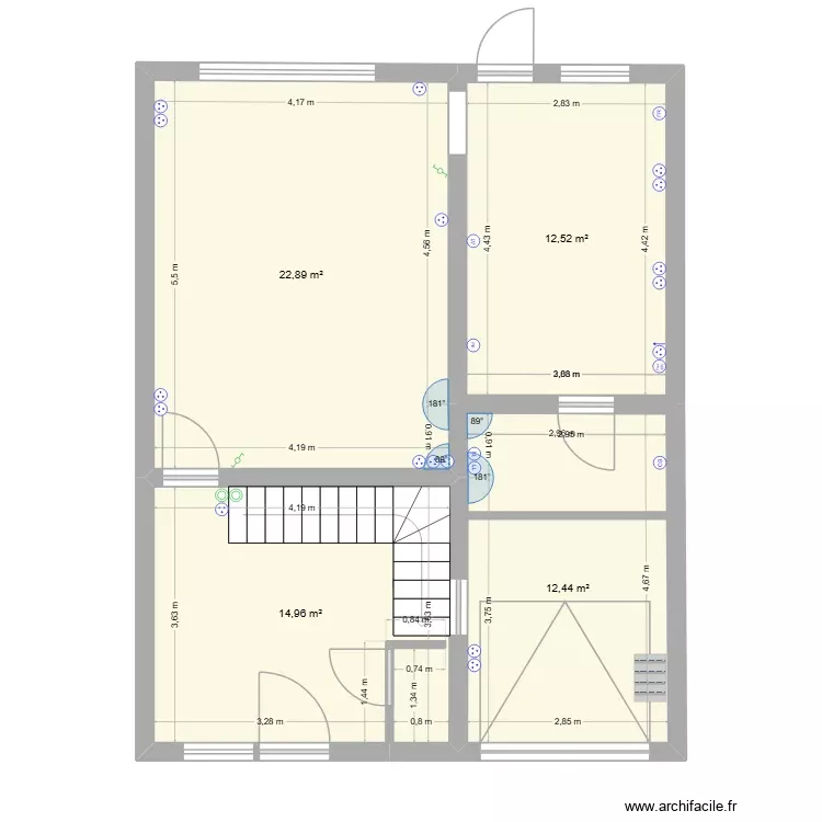 rez. Plan de 4 Pièces et 63 m² rez. Plan de 4 Pièces et 63 m²