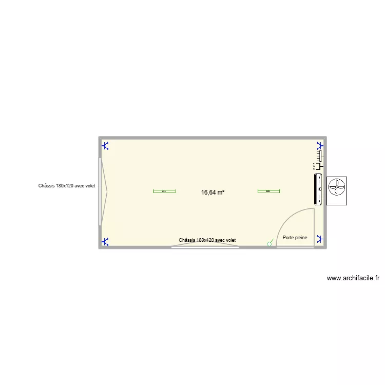 Plan coffrage Ic galère. Plan de 1 et 17 m² Plan coffrage Ic galère. Plan de 1 et 17 m²