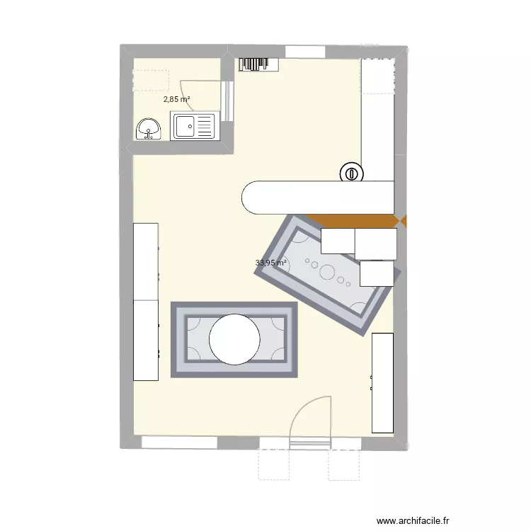 Plan st bres. Plan de 2  et 37 m²