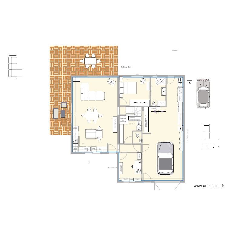 MA MAISON Globale 19/10/2025 bureau 2. Plan de 1 pièce et 139 m2