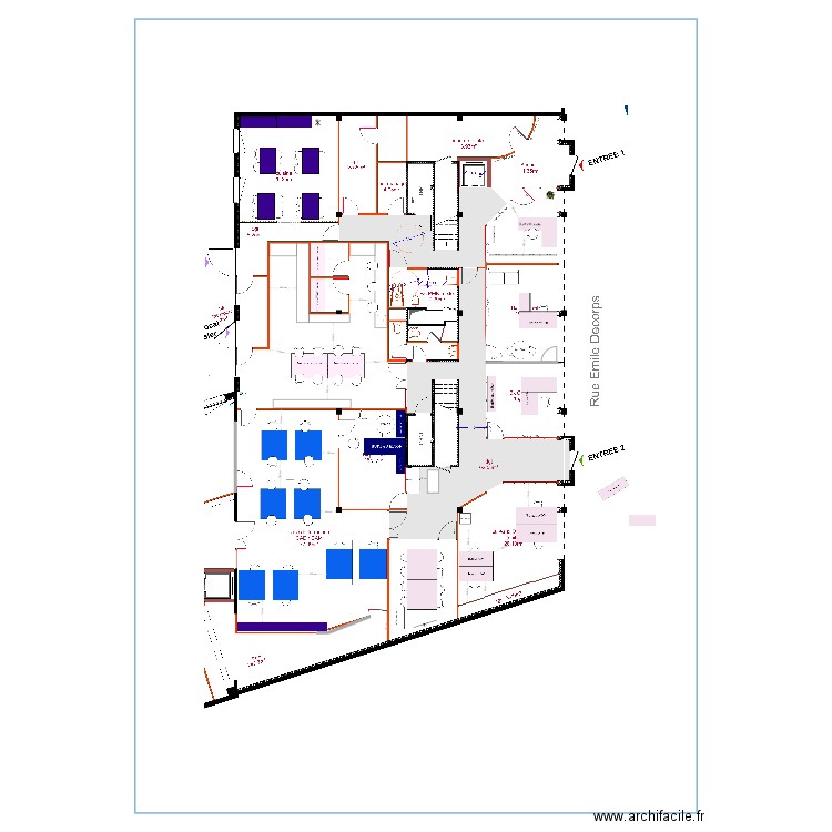 ZFX RDC 1. Plan de 0 pièce et 0 m2