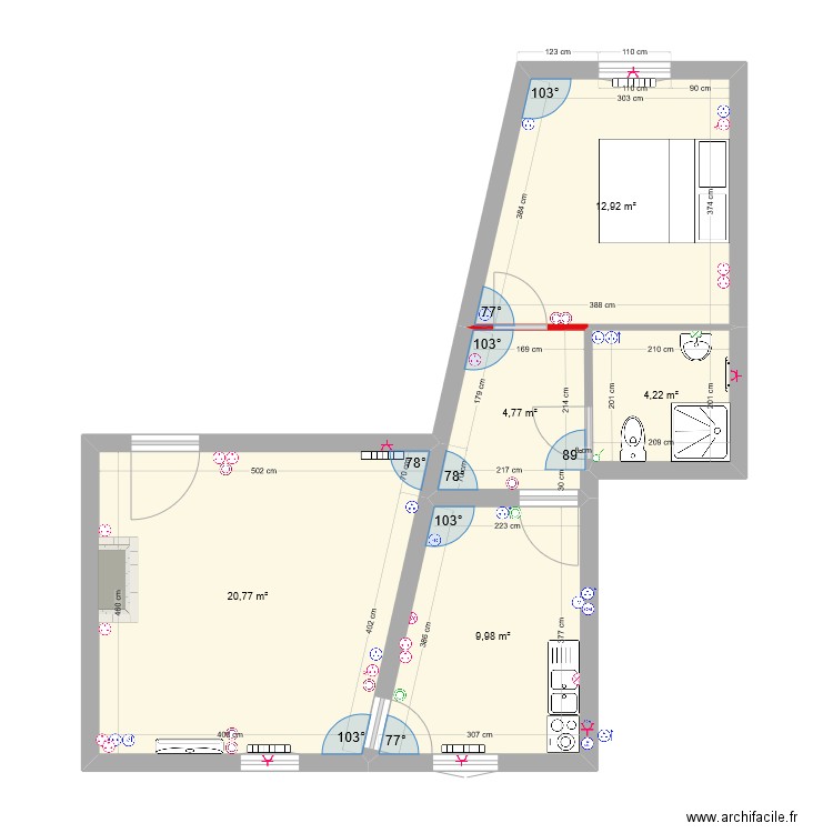 Roberto. Plan de 0 pièce et 0 m2