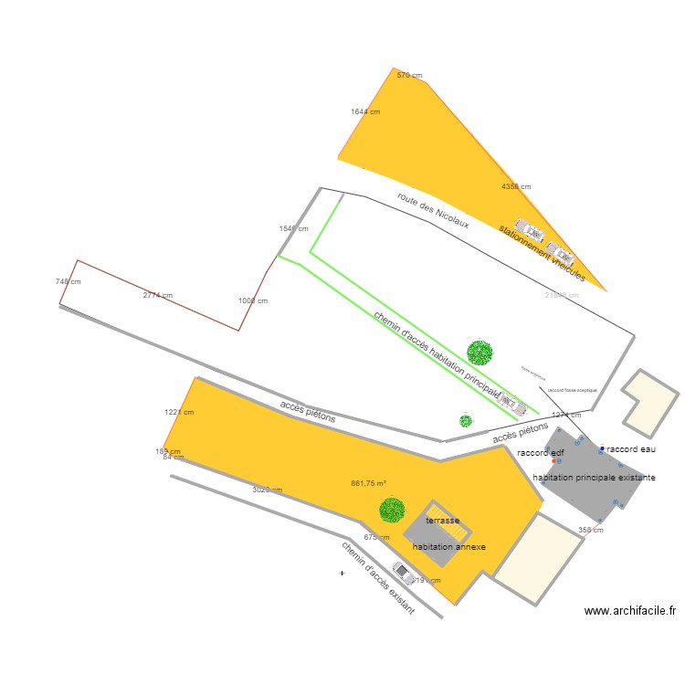 extra 1. Plan de 5 pièces et 314 m2