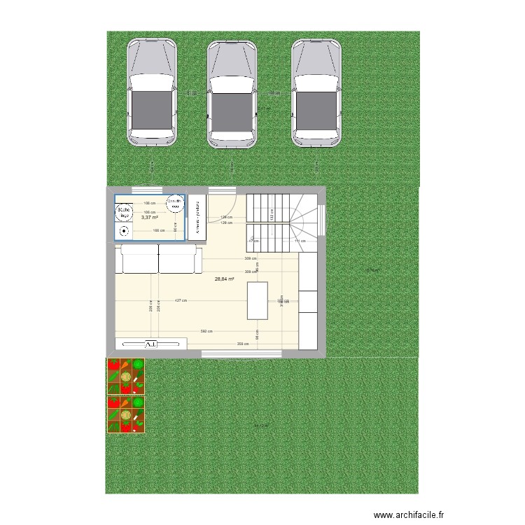 PROJET BAS. Plan de 0 pièce et 0 m2