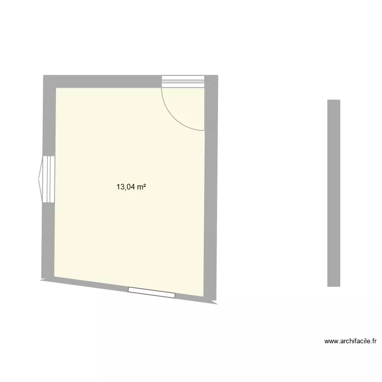 maison vicq. Plan de 1 Pièce et 13 m² maison vicq. Plan de 1 Pièce et 13 m²