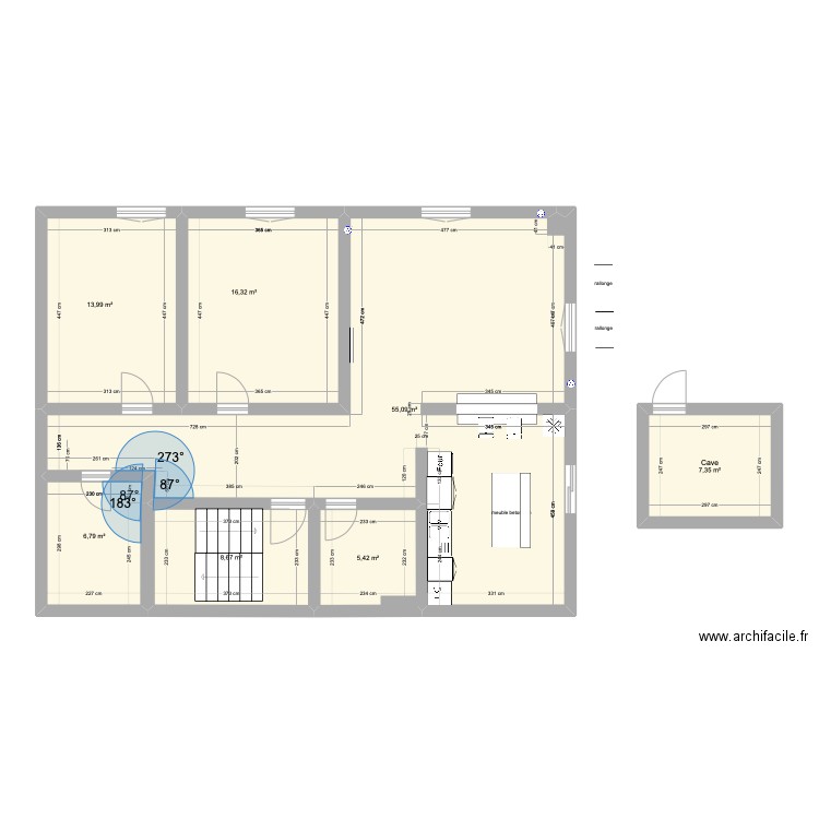 plan appartement yens 2. Plan de 0 pièce et 0 m2