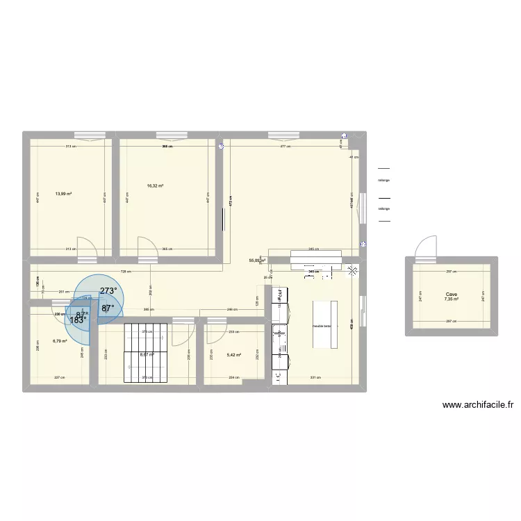 plan appartement yens 2. Plan de 