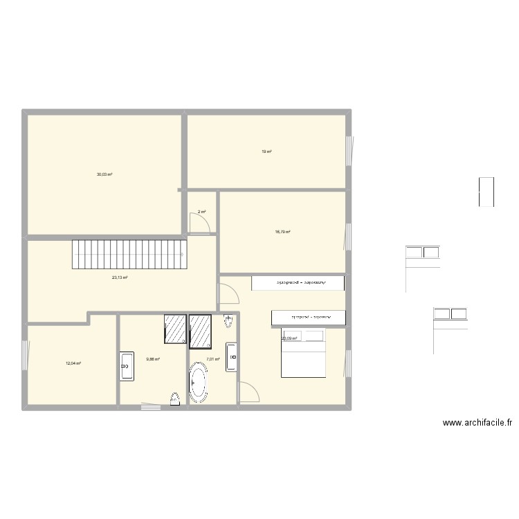 ODA SAGDA 1. Plan de 9 pièces et 143 m2