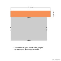 DP4 - Plan de côté abri de jardin parking (face est)