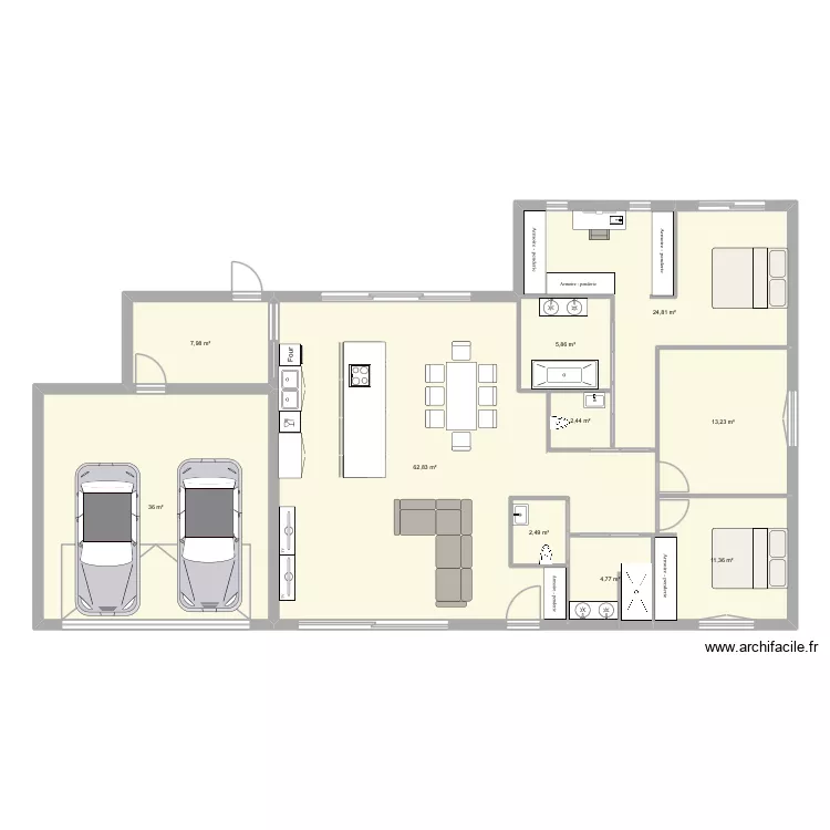 PYrec3. Plan de 10 Pièces et 172 m² PYrec3. Plan de 10 Pièces et 172 m²