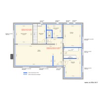 cloisonnement & isolation - maison PAU RDC version 27/12