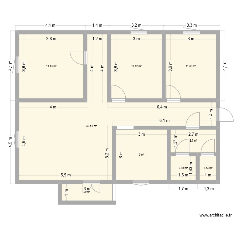 plan maison. Plan de 0 pièce et 0 m2