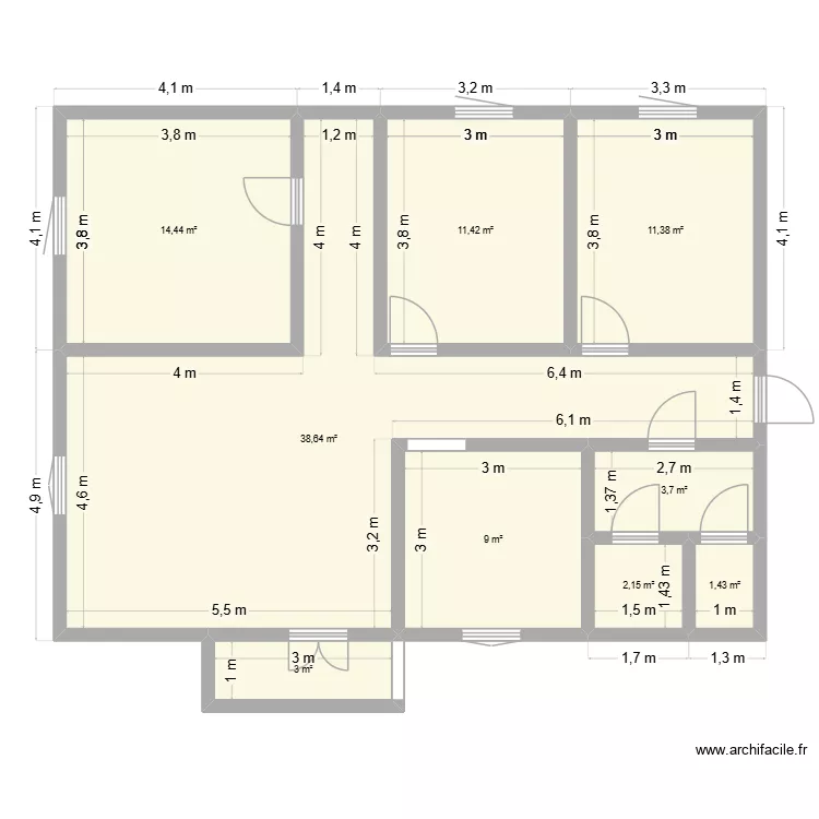plan maison. Plan de 