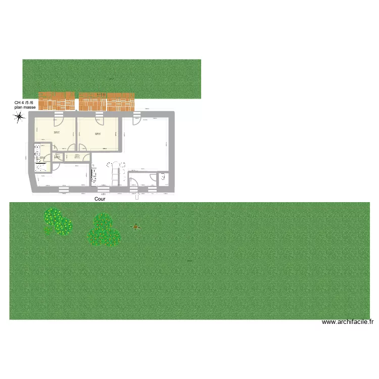 CH 4/5/6 plan masse actuel 20/12/25. Plan de 5 pièces et 42 m² CH 4/5/6 plan masse actuel 20/12/25. Plan de 5 pièces et 42 m²