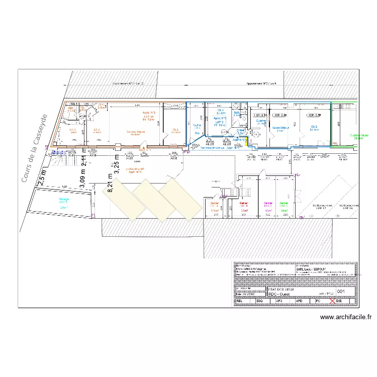 SIMULATION PARKING. Plan de 