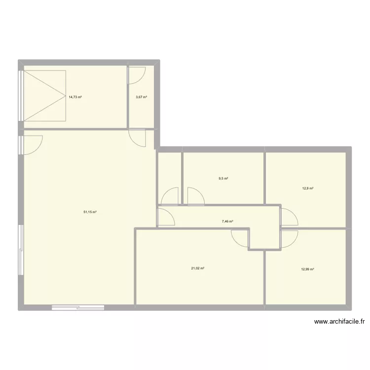 MAISON 2 L&rsquo;finis. Plan de 