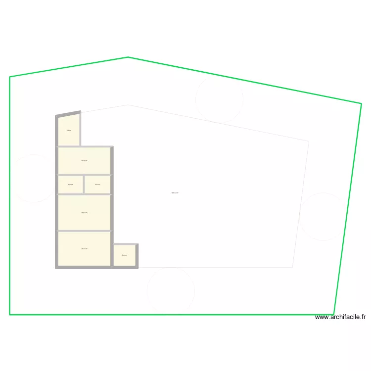 Villa Cactus - casdastre approx. Plan de 8 pièces et 975 m²