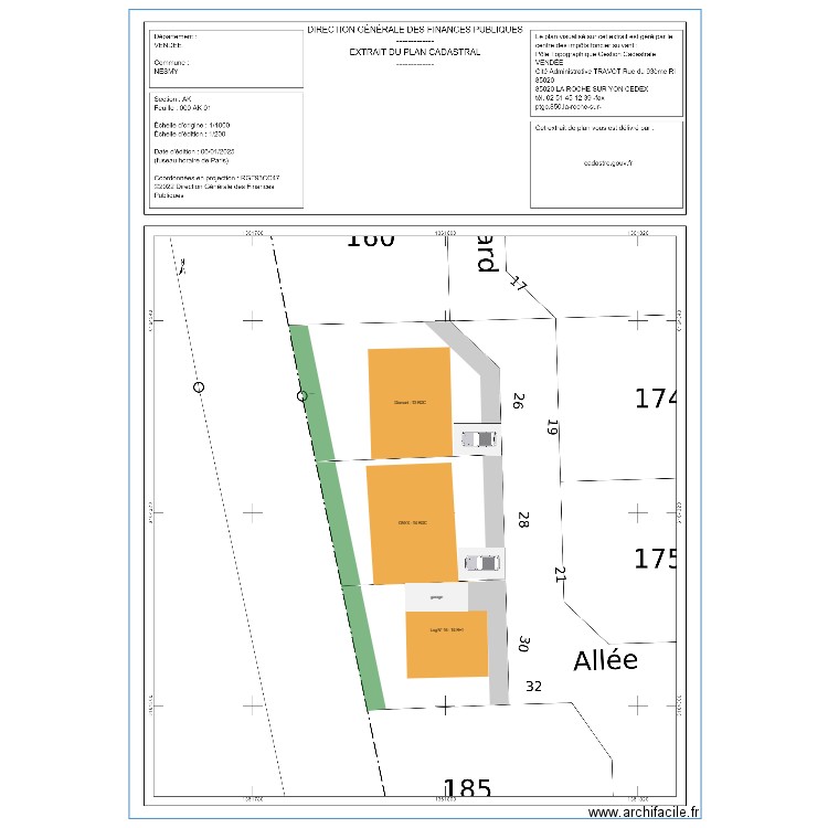 NESMY - zac de la vrignaie tranche 5. Plan de 0 pièce et 0 m2